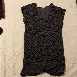 Z Supply Zebra Print Shirtdress